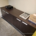 Espresso 4 Door Credenza Sidebar Storage Cabinet